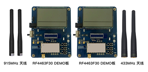 Carte de démonstration du module émetteur-récepteur sans fil RF4463F30