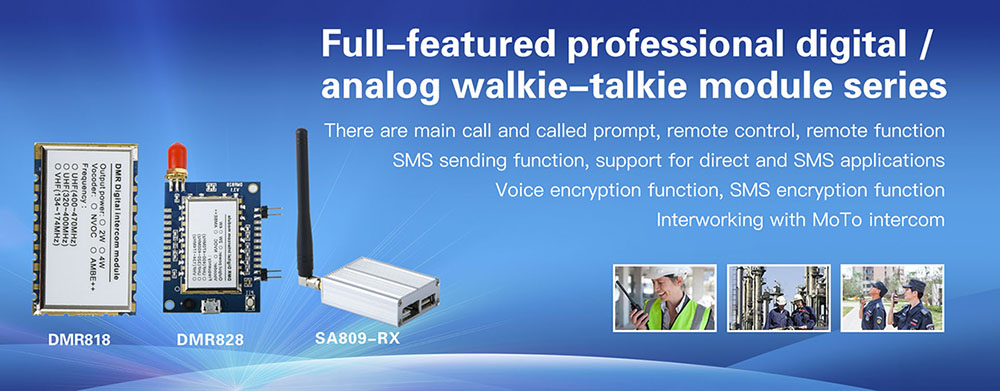 Module talkie-walkie numérique et analogique