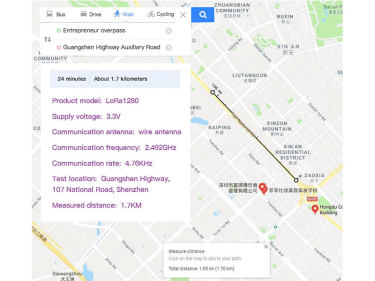 Quelle est la diff&eacute;rence entre le LoRa1280 et les autres modules 2,4 GHz