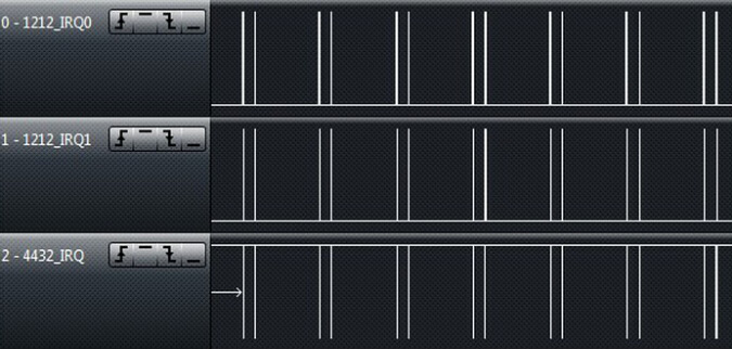 Figure 19 : Interruption de communication RF4432PRO et RF1212