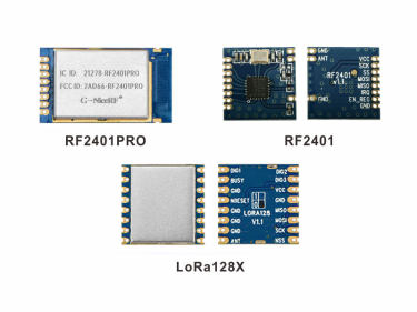 Comparaison de trois modules &eacute;metteurs et r&eacute;cepteurs 2,4 GHz courants