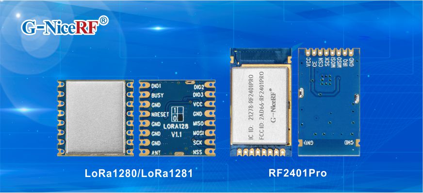 Module émetteur et récepteur 2,4 GHz LoRa1280 et RF2401Pro