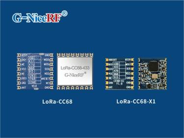 Diff&eacute;rence entre le module LoRa LLCC68 LoRa-CC68 et LoRa-CC68-X1