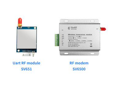 Diff&eacute;rences entre le module uart rf et le modem rf