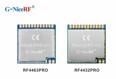 Diff&eacute;rence entre les modules RF RF4463Pro et RF4432Pro