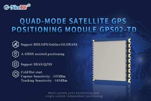 Nouveau : module GPS satellite quadrimode GPS02-TD, prix bas et haute pr&eacute;cision