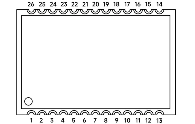 Définition des broches du module d'interphone full duplex SA618F22 Définition des broches du module d'interphone full duplex SA618F22