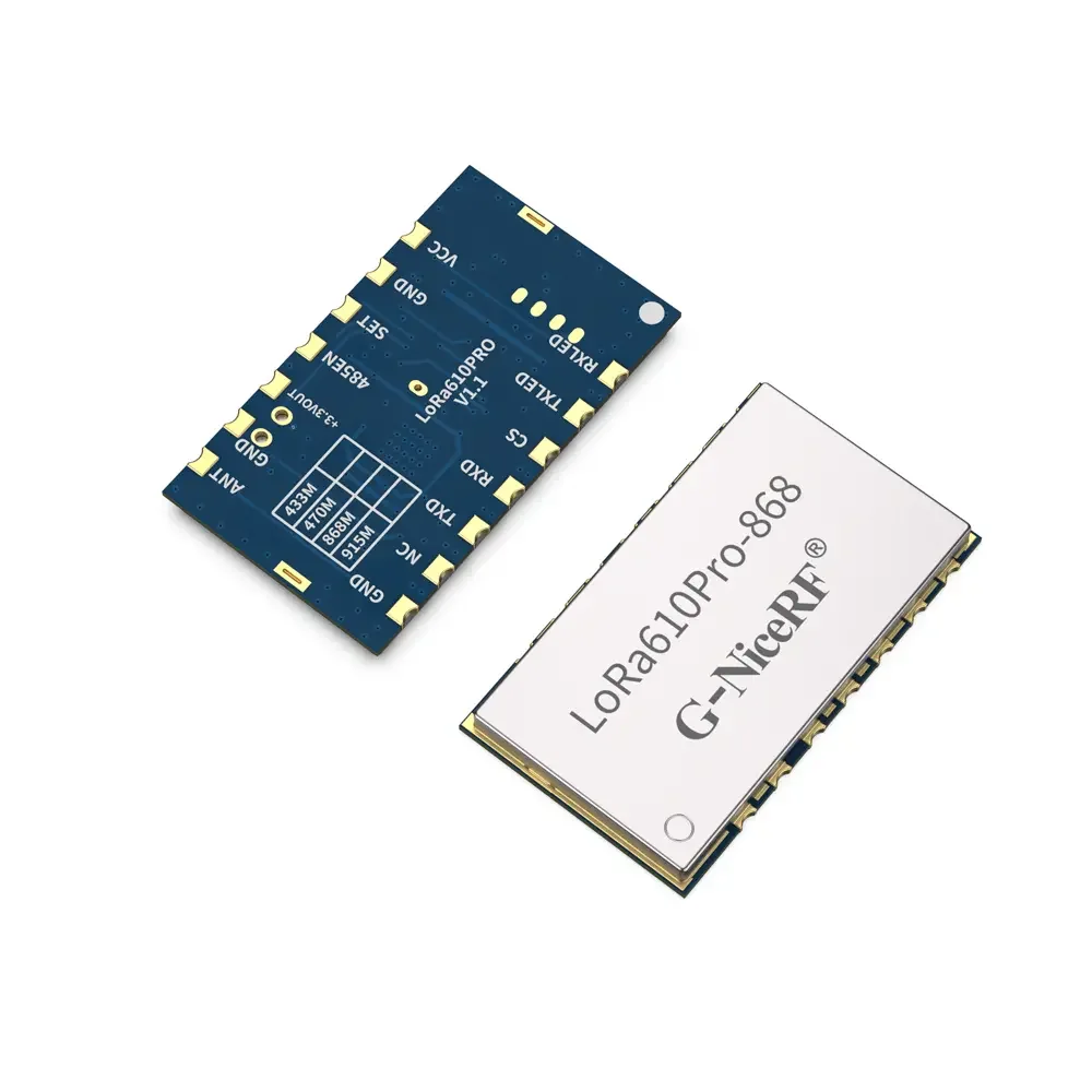 LoRa610Pro&nbsp;: Certification KC/ANATEL Module UART LoRa int&eacute;gr&eacute; de petite taille 100&nbsp;mW avec protection ESD