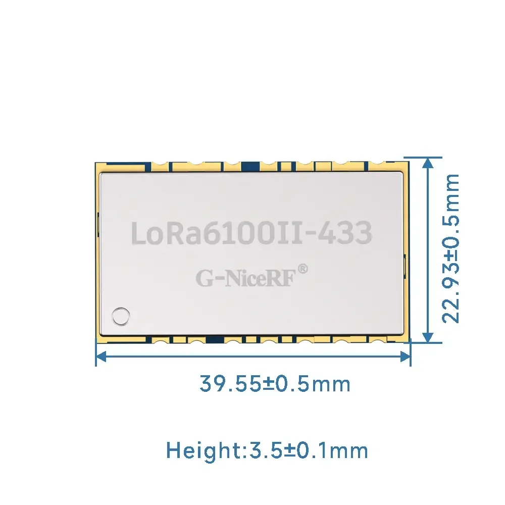 LoRa6100II-2W&nbsp;: module UART LoRa avec r&eacute;seau maill&eacute; et protection ESD