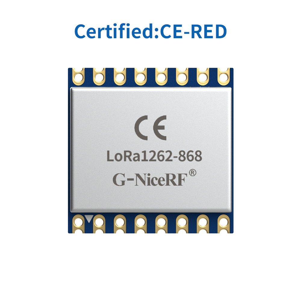 LoRa1262-868&nbsp;: Module LoRa SX1262 160&nbsp;mW certifi&eacute; CE-RED 868&nbsp;MHz avec TCXO