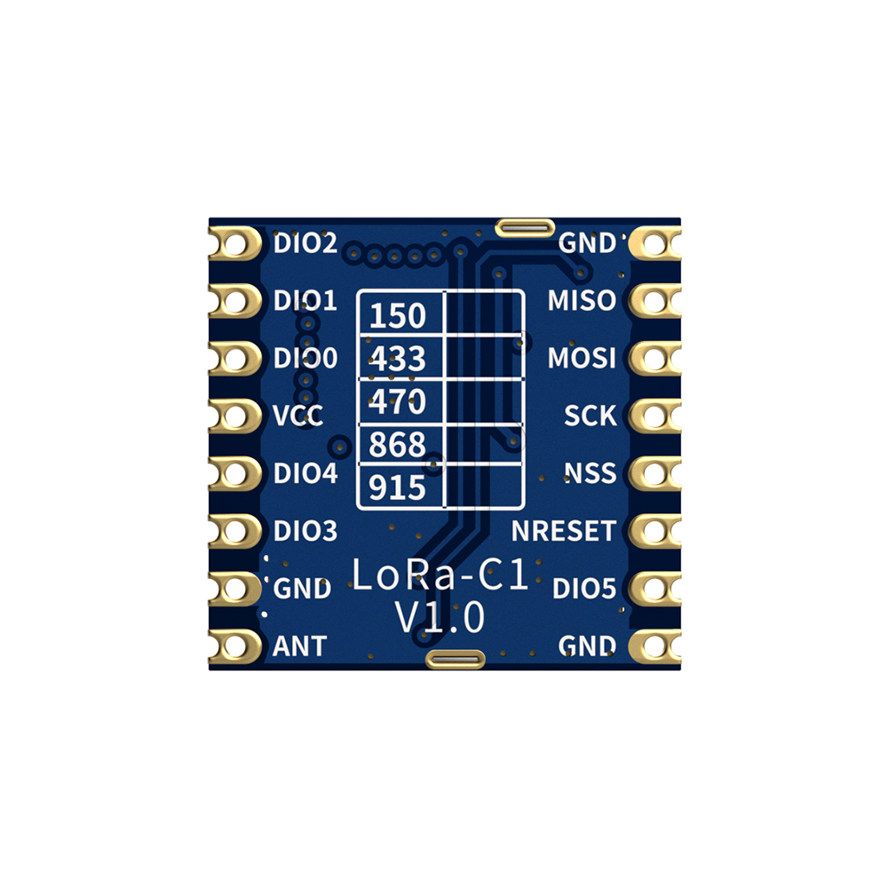 LoRa1276-C1-915&nbsp;: Module LoRa SX1276 915&nbsp;MHz certifi&eacute; FCC avec protection ESD