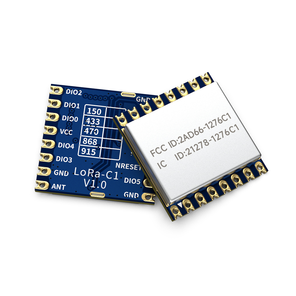 LoRa1276-C1-915&nbsp;: Module LoRa SX1276 915&nbsp;MHz certifi&eacute; FCC avec protection ESD