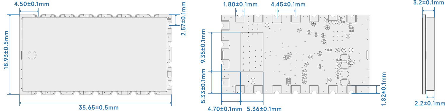Module de transmission audio 1W taille SA616-F30 Module de transmission audio 1W taille SA616-F30