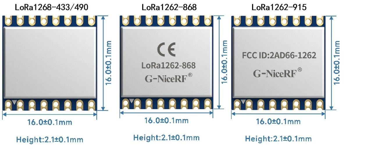 Modules LoRa s&eacute;rie LoRa126X&nbsp;: con&ccedil;us sp&eacute;cifiquement pour l'Internet des objets