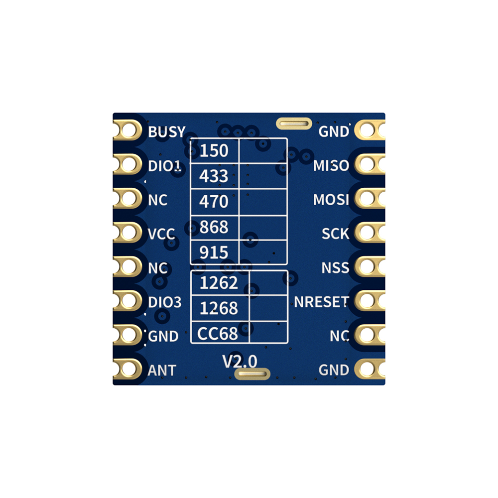 LoRa1262-915&nbsp;: Module LoRa SX1262 915&nbsp;MHz certifi&eacute; FCC avec protection ESD