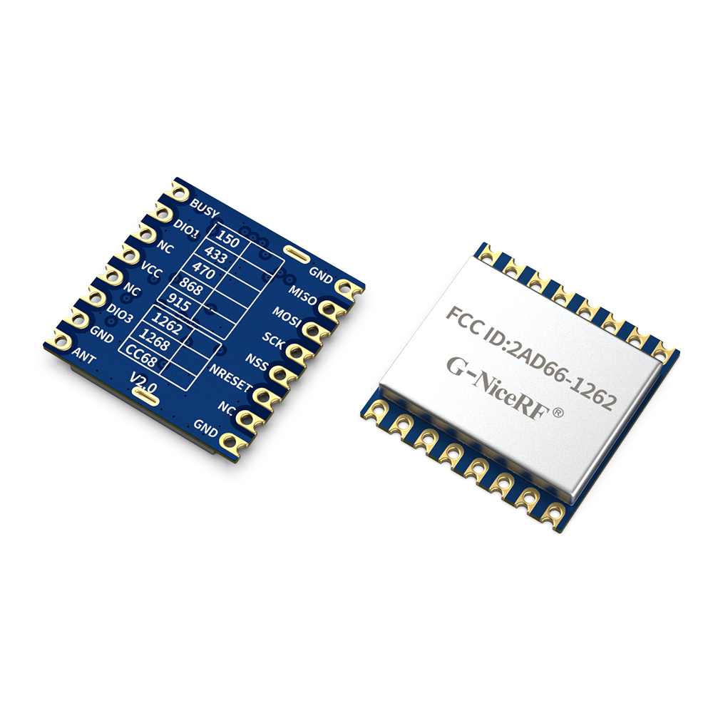 LoRa1262-915&nbsp;: Module LoRa SX1262 915&nbsp;MHz certifi&eacute; FCC avec protection ESD