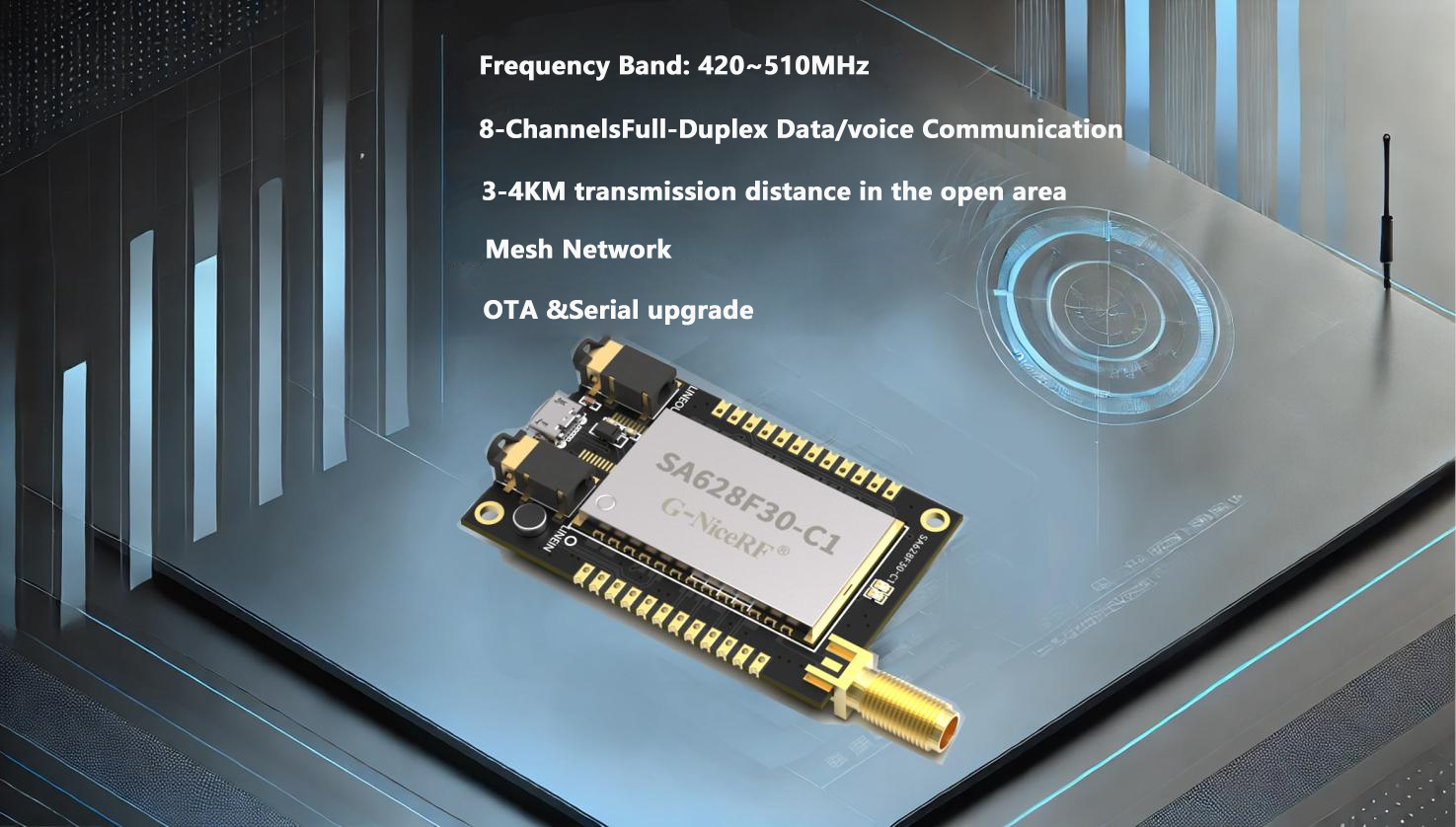 Application du module full-duplex SA628F30 dans les syst&egrave;mes de casque