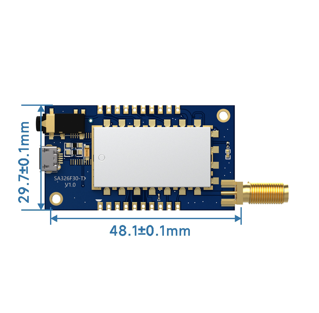 SA326F30 : Module audio sans fil &agrave; faible latence et taux d'&eacute;chantillonnage de 48&nbsp;K