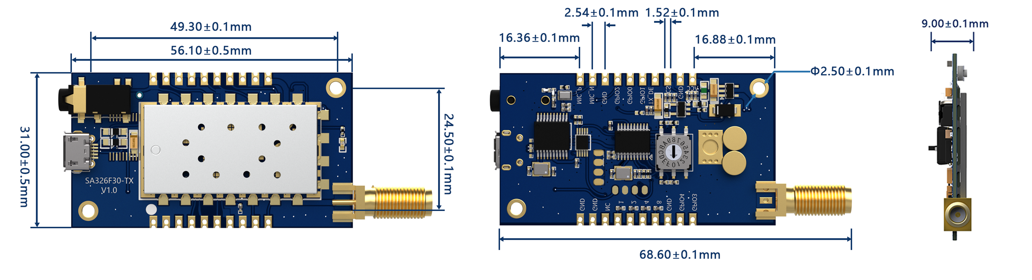 Module audio sans fil SA326-RX Module audio sans fil SA326-RX